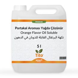 Tito 5 lt Yağda Çözünür Premium Portakal Aroması