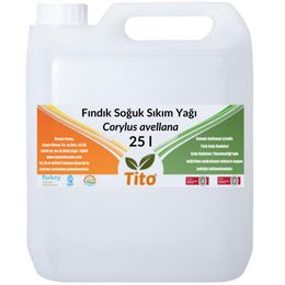 Tito Soğuk Sıkım 25 lt Fındık Yağı