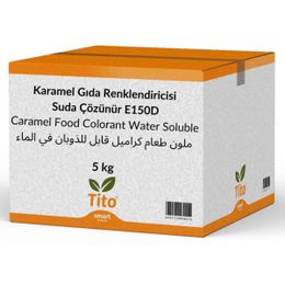 Tito Suda Çözünür 5 kg Karamel Gıda Renklendiricisi Jel