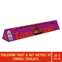 Toblerone 100 gr Fruit & Nut Meyveli ve Fındıklı Tablet Çikolata