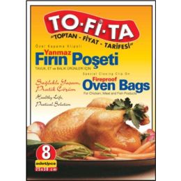 Tofita 8'li Yanmaz Fırın Torbası