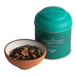 Toganoo Tea 50 gr Rose Black Gül Yapraklı Siyah Çay
