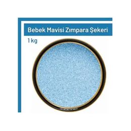 Tos 1 kg Bebek Mavisi Zımpara Şekeri