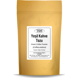 TOS 1 kg Yeşil Kahve Çekirdeği Tozu