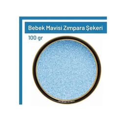 Tos 100 gr Bebek Mavisi Zımpara Şekeri
