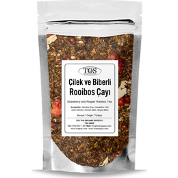 TOS 100 gr Çilek ve Biberli Rooibos Çayı