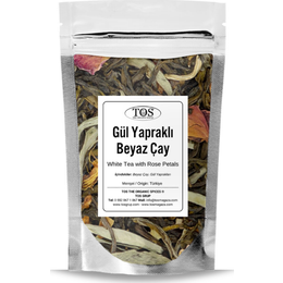 Tos 100 gr Gül Yapraklı Beyaz Çay