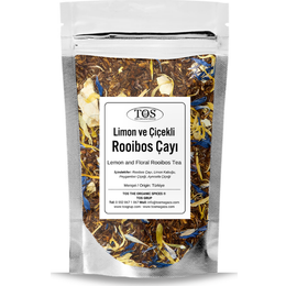 TOS 100 gr Limon ve Çiçekli Rooibos Çayı