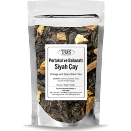 Tos 100 gr Portakal ve Baharatlı Siyah Çay
