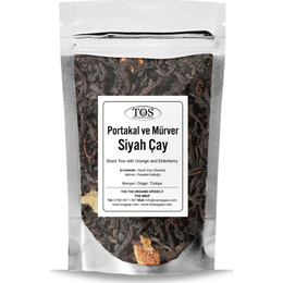 Tos 100 gr Portakal ve Mürverli Siyah Çay