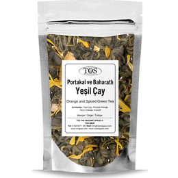 Tos 100 gr Portakallı Baharatlı Yeşil Çay