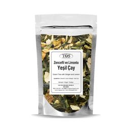 Tos 100 gr Zencefilli Limonlu Yeşil Çay
