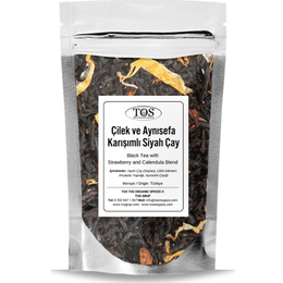 TOS 40 gr Çilek ve Aynısefa Karışımlı Siyah Çay