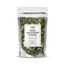 TOS 40 gr Limon ve Zencefilli Yeşil Çay