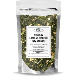TOS 40 gr Limon ve Zencefilli Yeşil Çay