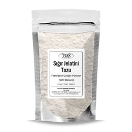 Tos 50 gr Saf Sığır Jelatini Tozu