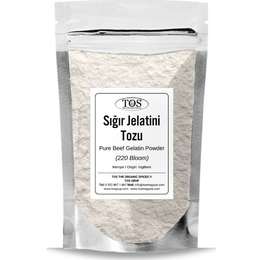 Tos 50 gr Saf Sığır Jelatini Tozu