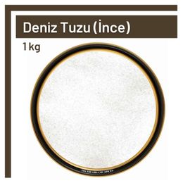 Tos The Organic Spices 1 kg 1. Kalite Doğal İnce Deniz Tuzu