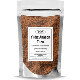 TOS The Organic Spices 1 kg 1. Kalite Yıldız Anason Tozu