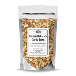 Tos The Organic Spices 1 kg Kereviz Baharatlı Deniz Tuzu