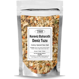 Tos The Organic Spices 1 kg Kereviz Baharatlı Deniz Tuzu