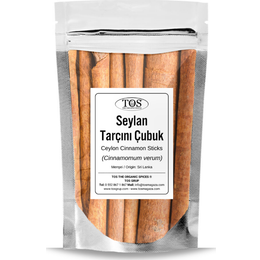 Tos The Organic Spices 1 kg Seylan Tarçını Çubuk Gerçek Tarçın