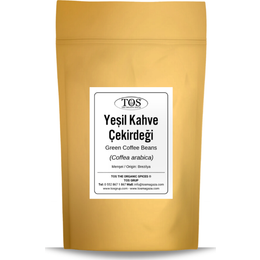 TOS The Organic Spices 1 kg Yeşil Kahve Çekirdeği