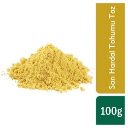 TOS The Organic Spices 100 gr 1. Kalite Sarı Hardal Tozu