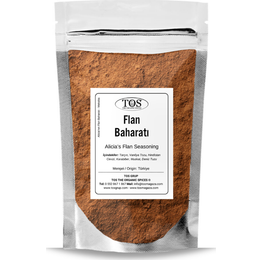 TOS The Organic Spices 100 gr Alicia'nın Flan Baharatı