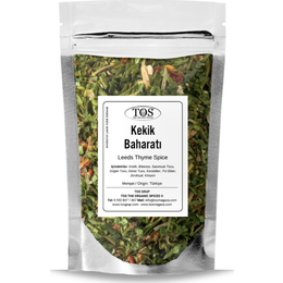 TOS The Organic Spices 100 gr Amelia'nın Leeds Kekik Baharatı