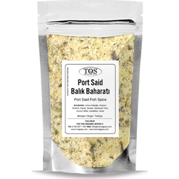 TOS The Organic Spices 100 gr Asmaa'nın Port Said Balık Baharatı
