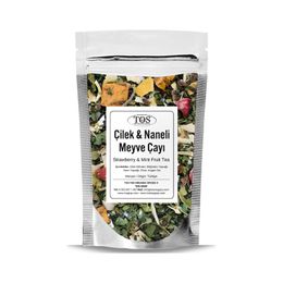 Tos The Organic Spices 100 gr Çilek Naneli Meyve Çayı