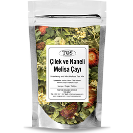 TOS The Organic Spices 100 gr Çilek ve Naneli Melisa Çay Karışımı