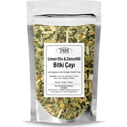 TOS The Organic Spices 100 gr Limon Otu ve Zencefilli Bitki Çayı