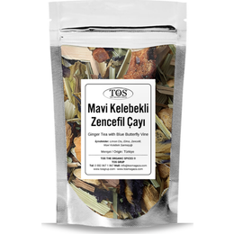Tos The Organic Spices 100 gr Mavi Kelebek Sarmaşıklı Zencefil Çayı