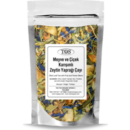 Tos The Organic Spices 100 gr Meyve ve Çiçek Karışımlı Zeytin Yaprağı Çayı
