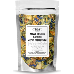 Tos The Organic Spices 100 gr Meyve ve Çiçek Karışımlı Zeytin Yaprağı Çayı