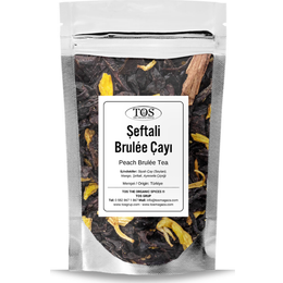 TOS The Organic Spices 100 gr Şeftali Brulée Çayı