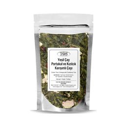 TOS The Organic Spices 100 gr Yeşil Çay | Portakal ve Kızılcık Çayı