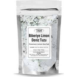 Tos The Organic Spices 2,5 kg Biberiye Limon Deniz Tuzu
