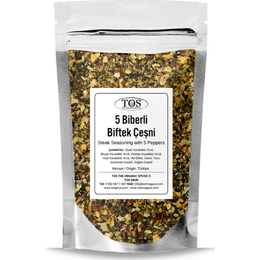 TOS The Organic Spices 250 gr 5 Biberli Biftek Çeşni