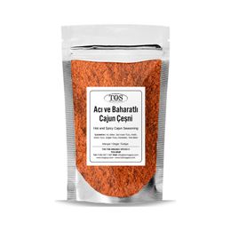 TOS The Organic Spices 250 gr Acı ve Baharatlı Cajun Çeşni