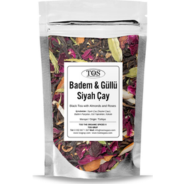 TOS The Organic Spices 250 gr Badem ve Güllü Siyah Çay