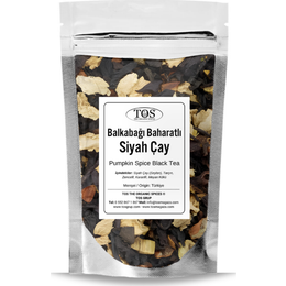 TOS The Organic Spices 250 gr Balkabağı Baharatlı Siyah Çay