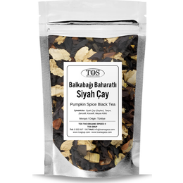 TOS The Organic Spices 250 gr Balkabağı Baharatlı Siyah Çay