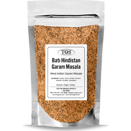 TOS The Organic Spices 250 gr Batı Hindistan Garam Masala
