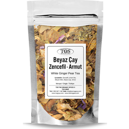TOS The Organic Spices 250 gr Beyaz Zencefil Armut Çayı