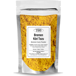 TOS The Organic Spices 250 gr Bremen Köri Tozu