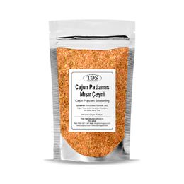 TOS The Organic Spices 250 gr Cajun Patlamış Mısır Çeşni
