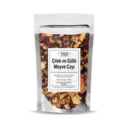 TOS The Organic Spices 250 gr Çilek ve Gül Yapraklı Meyve Çayı